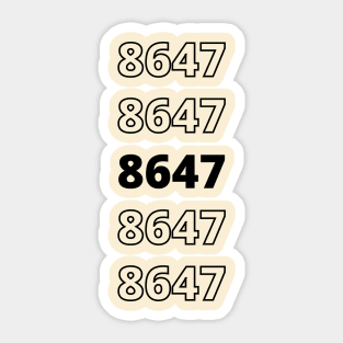 8647 Sticker